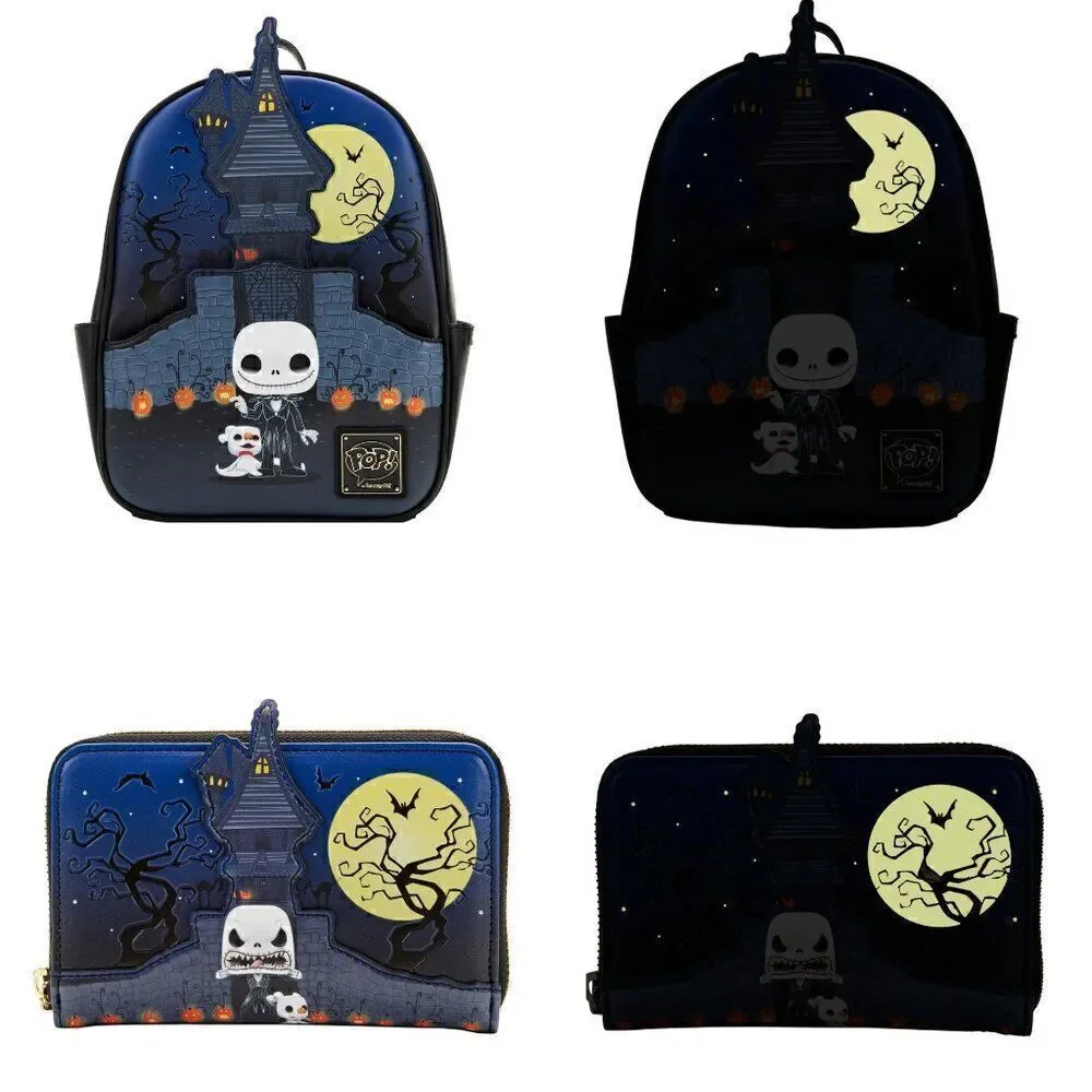 NWT Funko Pop Loungefly Disney Nightmare Before Christmas Backpack  & Wallet Set